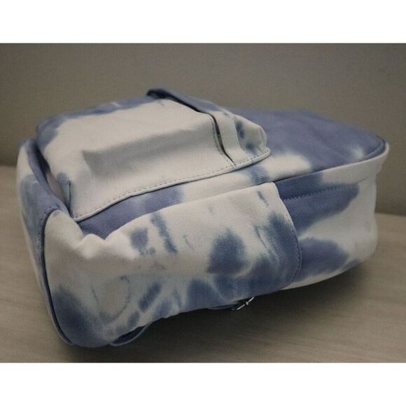 BP. Women's One Size Blue/White Adjustable Shoulder Strap Canvas Backpack - Picture 10 of 10